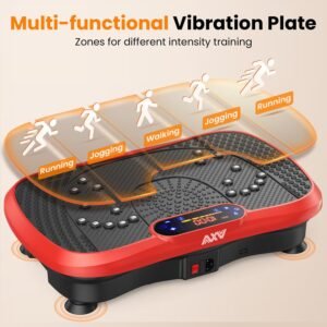 [Red]AXV Vibration Plate Fitness Platform Exercise Machine